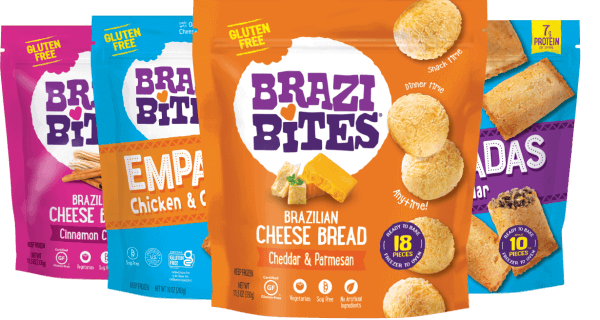 Several Brazi Bites products