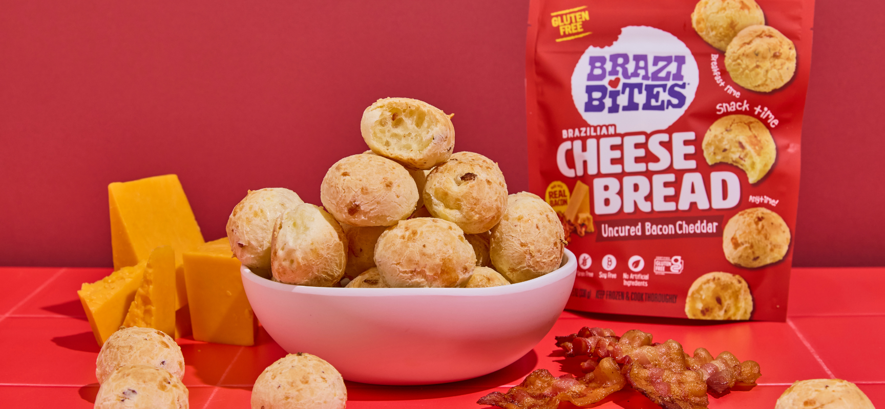 Naturally gluten-free, better-for-you foods. Life does the most. Brazi Bites do the rest.